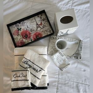 Paris 8 Pieces  Bath set